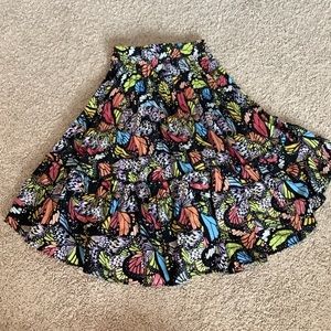 BOGO 🥳 Art Class Hi lo Butterfly Skirt | girls size S 6/6X | colorful whimsical